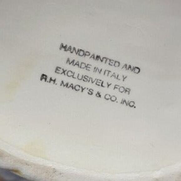 Porcelain Basket of Flowers Tea Pot Made In Italy - Picture 6 of 6